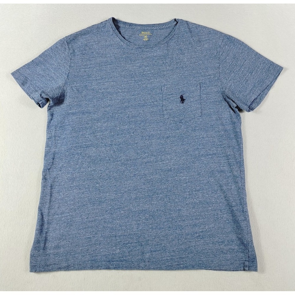 Polo Ralph Lauren Shirt Mens Medium Blue Preppy‎ Quiet Luxury Old Money Casual